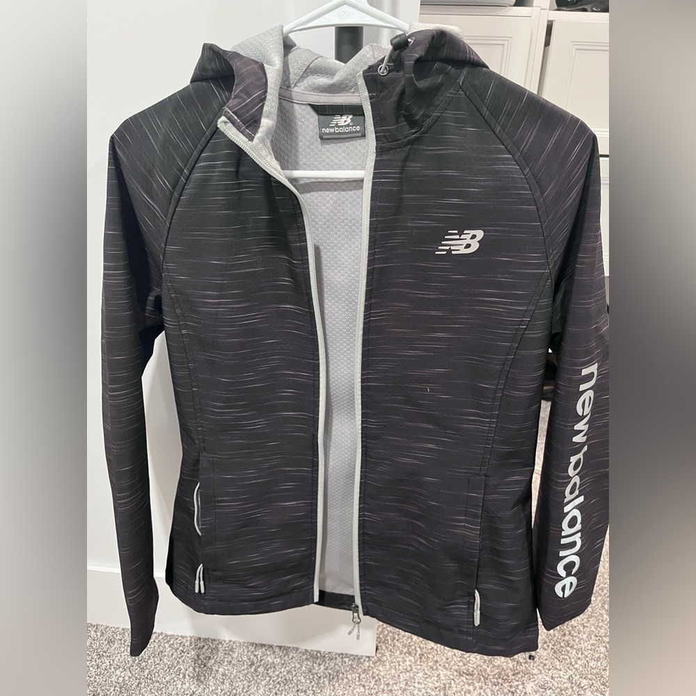 New Balance Black and Gray Women's Jacket